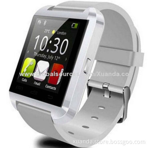 Smart watch, silicone strap with barometer, pedometer & thermometer functions